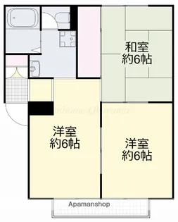 パークサイドよこおB棟【2階】の間取り