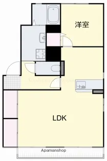 アークグリーン【202号室】の間取り