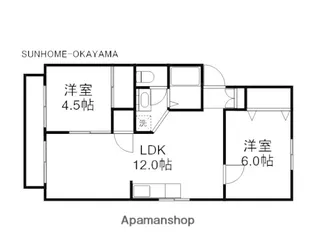 ポラリスB棟【1階】の間取り