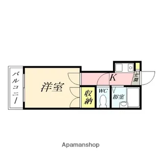 旭本町第2レジデンス【2階】の間取り