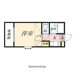 旭本町第2レジデンス【105号室】の間取り