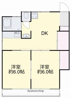 フローラTERAO【201号室】の間取り