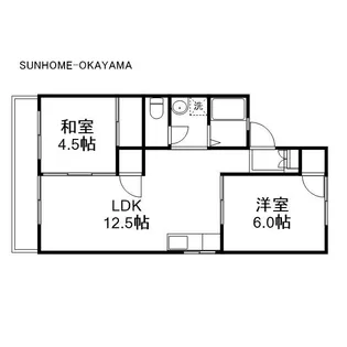 ファミール武田【201号室】の間取り