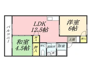 ファミール武田【205号室】の間取り