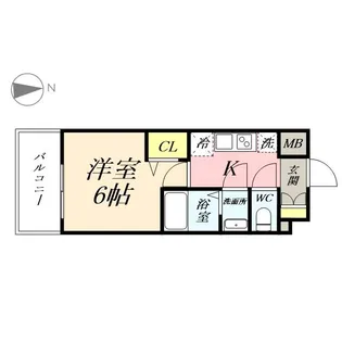プレサンス岡山駅前【0502号室】の間取り
