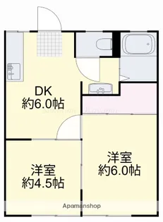 ハニーハイツⅠ【2階】の間取り