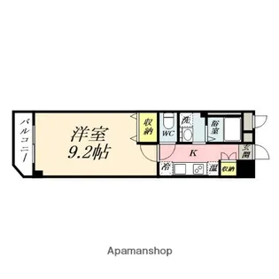 岡山県岡山市北区富町1丁目【マンション】の間取り