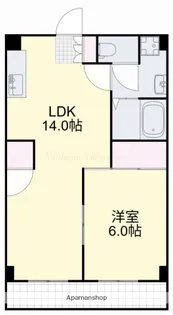 モアパレス【3階】の間取り