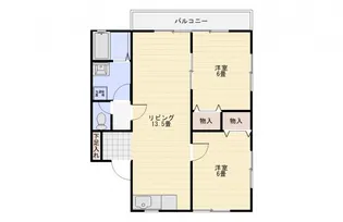 サザンクロス【2階】の間取り