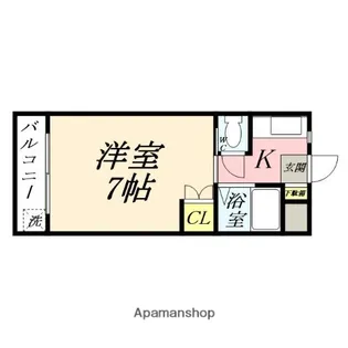 岡山県岡山市南区福富西2丁目【マンション】の間取り