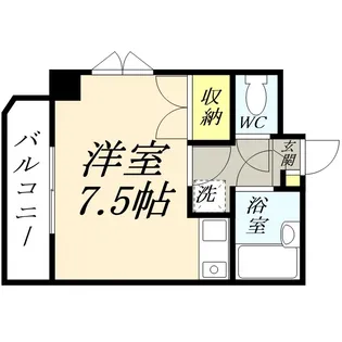 ダイアパレス京町Ⅱ【2階】の間取り