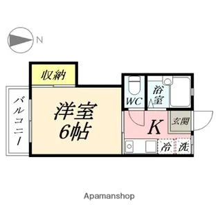岡山県岡山市中区土田【アパート】の間取り
