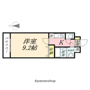 岡山県岡山市北区奉還町4丁目【マンション】の間取り