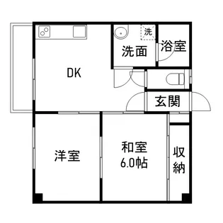 メゾンOGO A棟【2階】の間取り