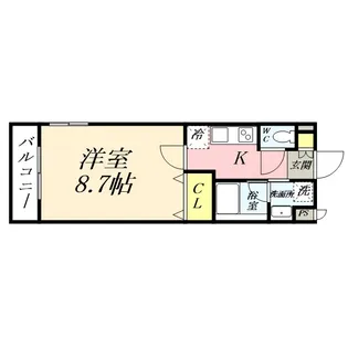 BASE学南町【402号室】の間取り