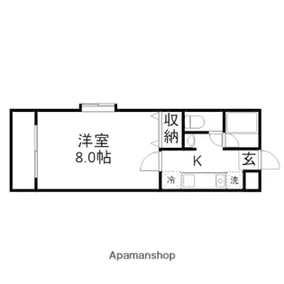 コーポ半田5【1階】の間取り