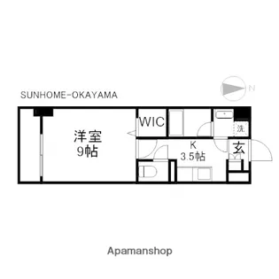 CREGRAD【2階】の間取り