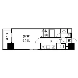 SOLANA higashifurumatsu【8階】の間取り