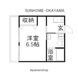 レジデンス伊島B【306号室】の間取り