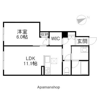 SUNDAY SILENCE【1階】の間取り