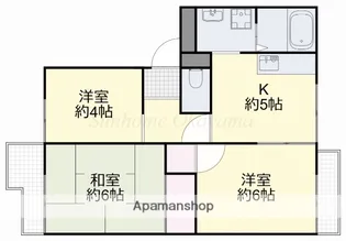 フラワーハイツⅡ【201号室】の間取り