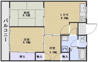 TIERRA芳泉Ⅱ【402号室】の間取り