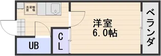 ビッグバーンズマンション横井A棟【1階】の間取り