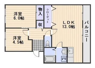 ジョイフル今【3階】の間取り