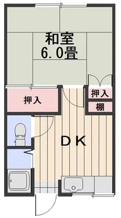 コーポジュン【7号室号室】の間取り