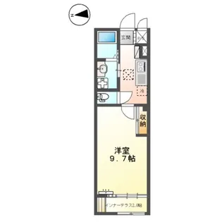アミスタ【1階】の間取り