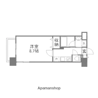 LE CUBE駅前町【1階】の間取り