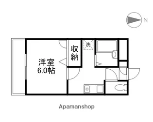 グレコ東山【102号室】の間取り