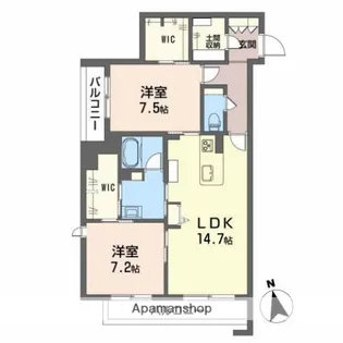 リュミエール【3階】の間取り
