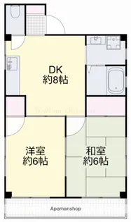 田口コーポⅠ【202号室】の間取り