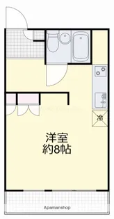 岡山県岡山市北区津島京町2丁目【マンション】の間取り