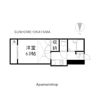 大安寺第1AP【204号室】の間取り
