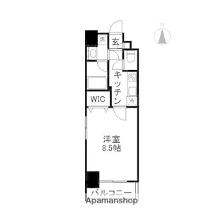 岡山県岡山市北区南中央町【マンション】の間取り