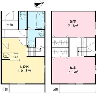 ユアメゾン大和町【101号室号室】の間取り