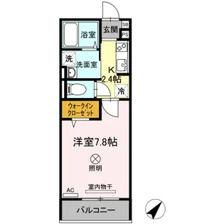ルミナス大和町【3階】の間取り