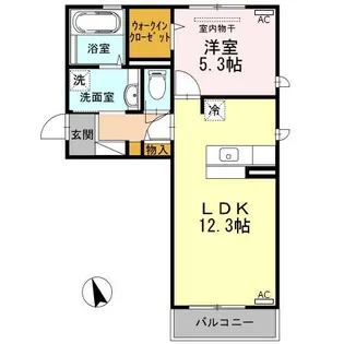 FOREST VALLEYⅢ C棟【2階】の間取り