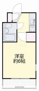 MAPLE TOWN【206号室】の間取り