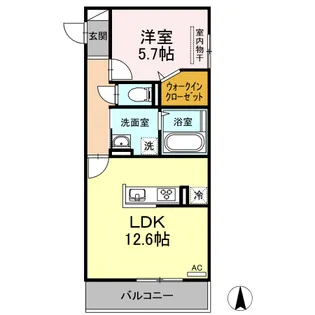 エトワール【2階】の間取り