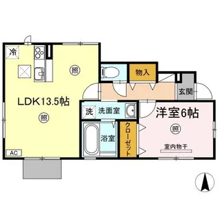 ユートピア【1階】の間取り