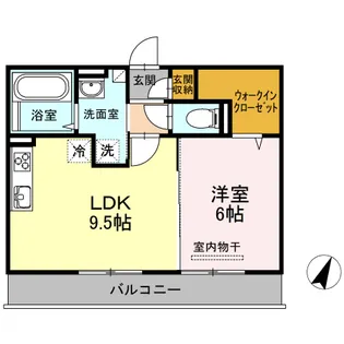 ガーデン五反田【2階】の間取り