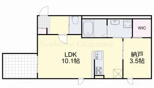 CUORE大福【1階】の間取り