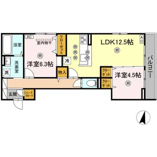 ESPELIA【2階】の間取り