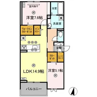 ESPELIA【2階】の間取り