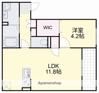 REGALE SHINE福富西【2階】の間取り