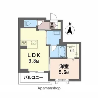 セレーノ野田【3階】の間取り