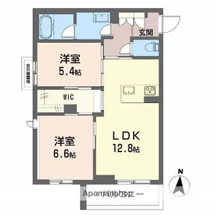 セレーノ野田【3階】の間取り